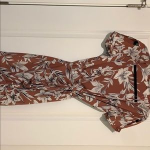 Roxy Pink Wrap Dress